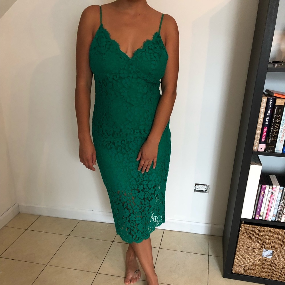 Formal emerald green dress